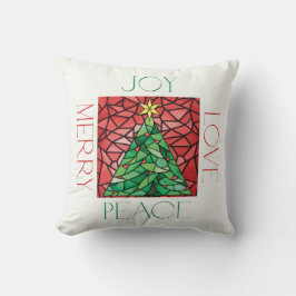 Cojín Decorativo Plaza de época de regalo de fotografía navideña