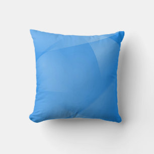 Cojín Decorativo Pliegues Azules Delicados