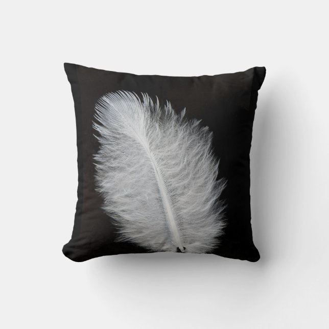 Cojín Decorativo Pluma blanca (Anverso)