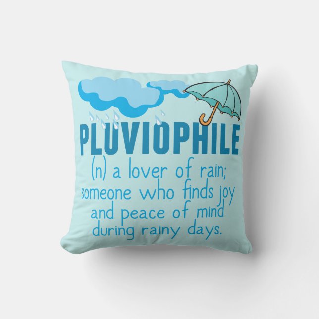 Cojín Decorativo Pluviophile (Anverso)