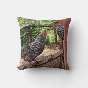 Cojín Decorativo Plymouth Rock Hens