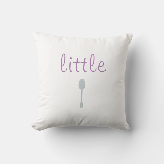 Cojín Decorativo Poca cuchara/almohada grande de la cuchara (Anverso)