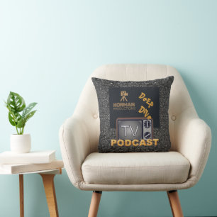Cojín Decorativo Podcast de TV de Proep Buve Prove Productions Korm