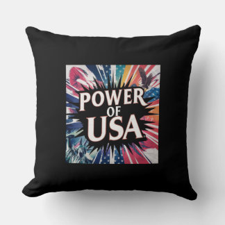Cojín Decorativo Poder de USA Pillow - Patriótico Americano