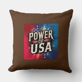 Cojín Decorativo Poder de USA Pillow - Patriótico Americano