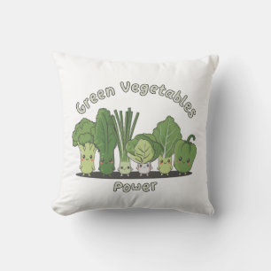Cojín Decorativo Poder vegetal verde