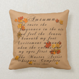 Cojín Decorativo Poema del otoño
