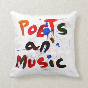 Cojín Decorativo poetas y música
