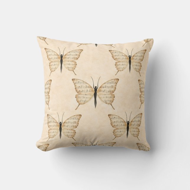Cojín Decorativo Poetic Human Butterfly Square Cushion (Anverso)
