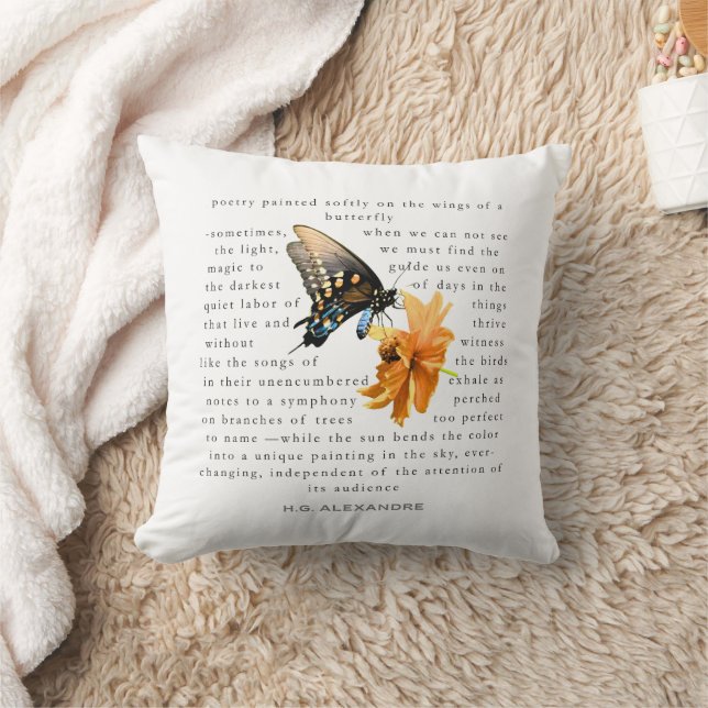 Cojín Decorativo Poetry Painted Softly – Pillow by H.G. Alexandre (Manta)