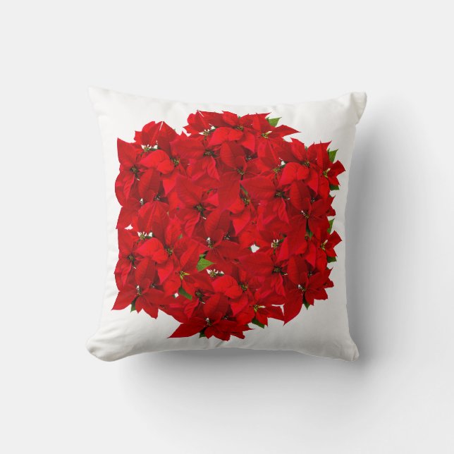 Cojín Decorativo Poinsettia Paradise Pillow (Anverso)