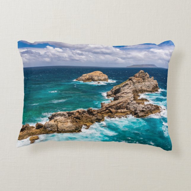 Cojín Decorativo Pointe des Chateaux, Grande-Terre, Guadalupe #2 (Reverso)