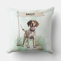 Pointer Watercolor Personalized Dog