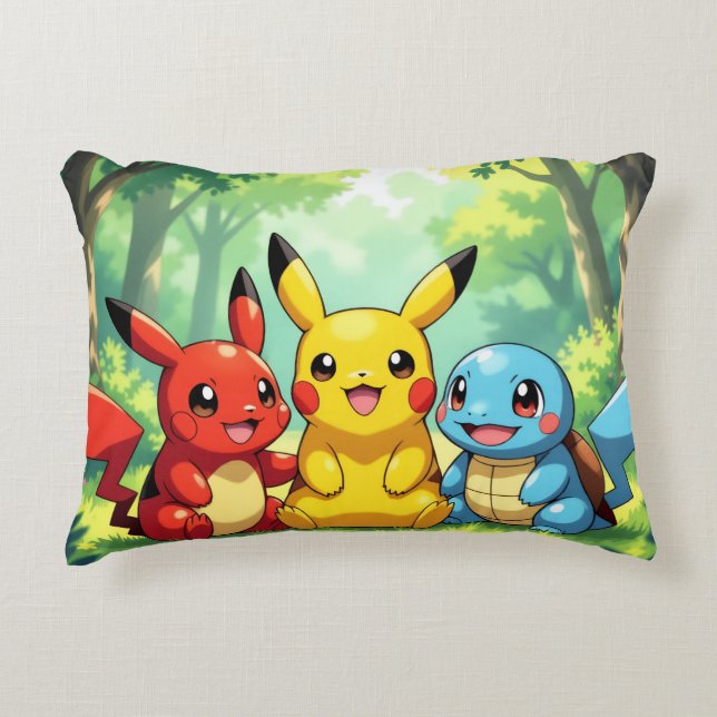 Cojín Decorativo Pokémon und seine Treue Freunde (Anverso)