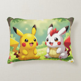 Cojín Decorativo Pokémon und seine Treue Freunde