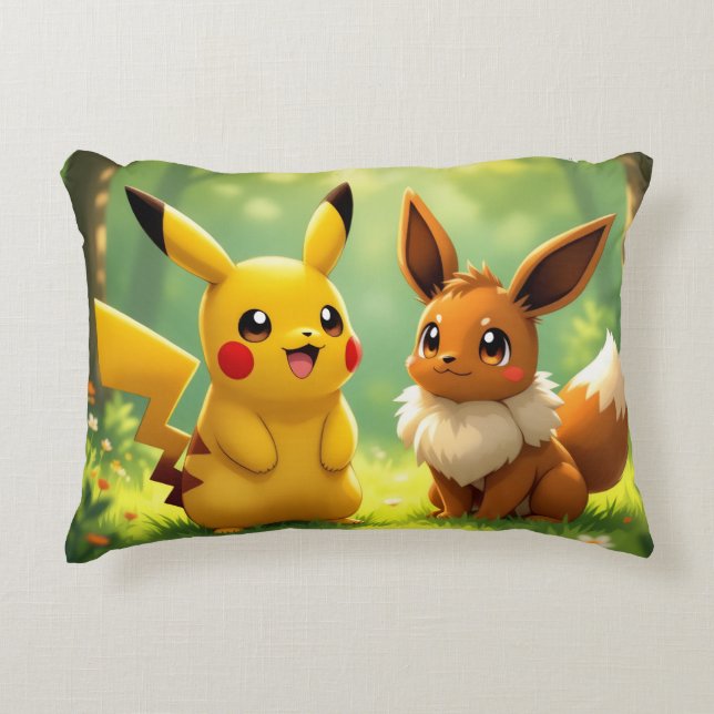 Cojín Decorativo Pokémon und seine Treue Freunde (Anverso)