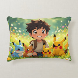 Cojín Decorativo Pokémon und seine Treue Freunde