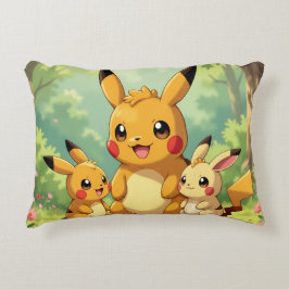 Cojín Decorativo Pokémon und seine Treue Freunde