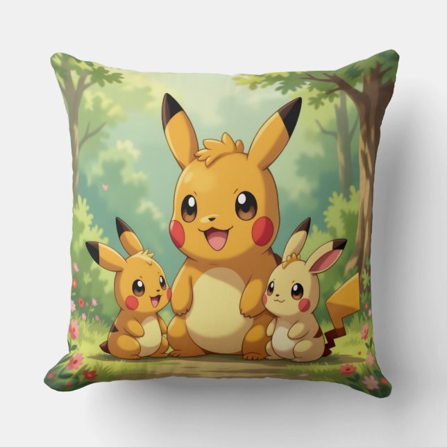 Cojín Decorativo Pokémon und seine Treue Freunde (Anverso)