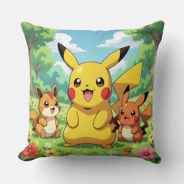 Cojín Decorativo Pokémon und seine Treue Freunde (Anverso)