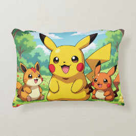 Cojín Decorativo Pokémon und seine Treue Freunde