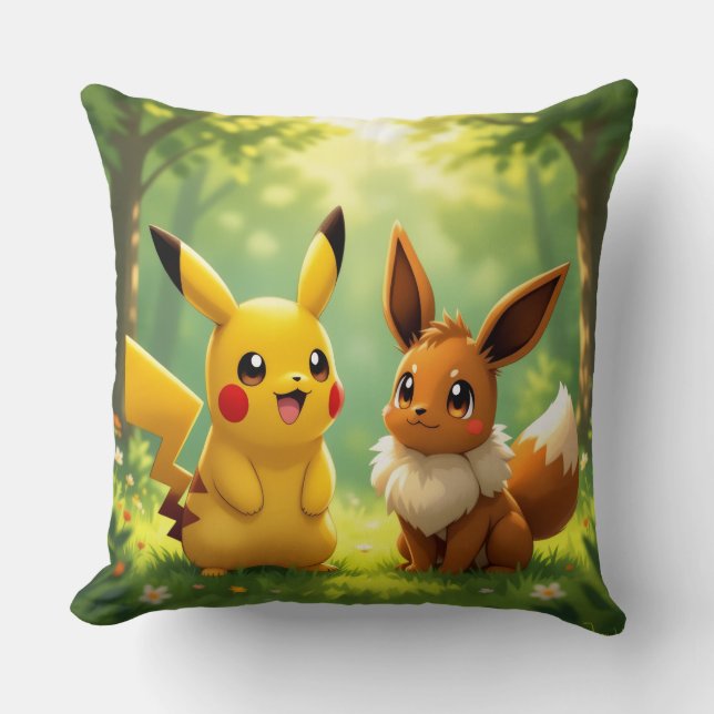 Cojín Decorativo Pokémon und seine Treue Freunde (Anverso)