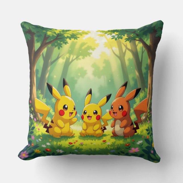 Cojín Decorativo Pokémon und seine Treue Freunde (Anverso)