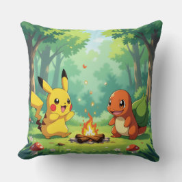 Cojín Decorativo Pokémon und seine Treue Freunde