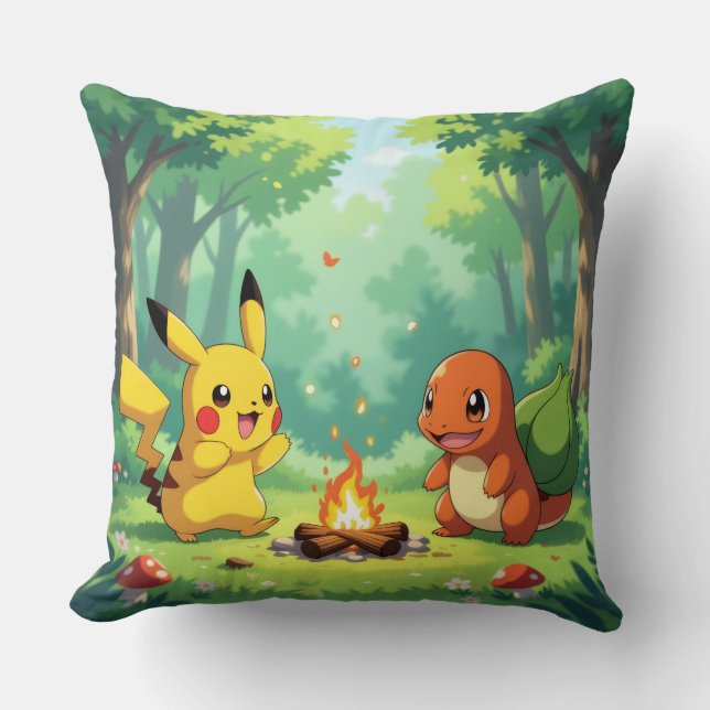 Cojín Decorativo Pokémon und seine Treue Freunde (Anverso)