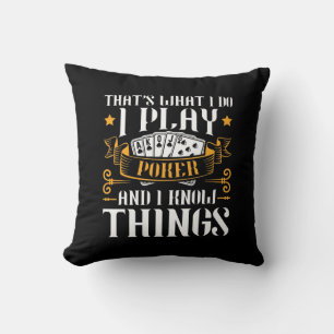 Cojín Decorativo Poker que es lo que juego