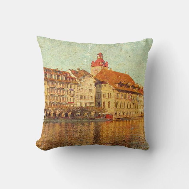 Cojín Decorativo Polaroids from Lucerne (Anverso)