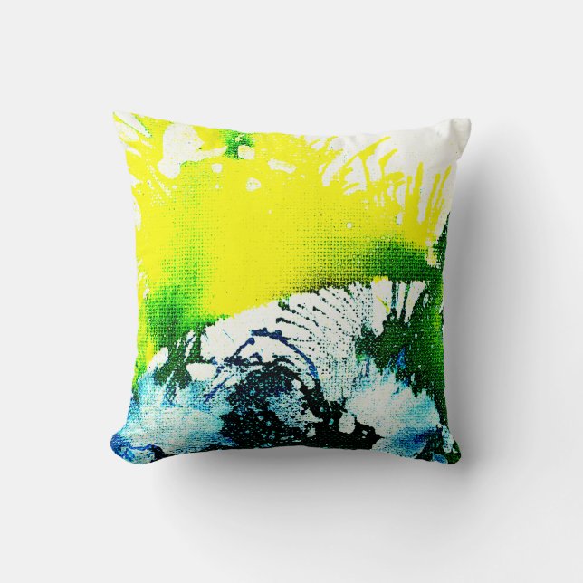 Cojín Decorativo Policromoptic #2A de Michael Moffa (Anverso)