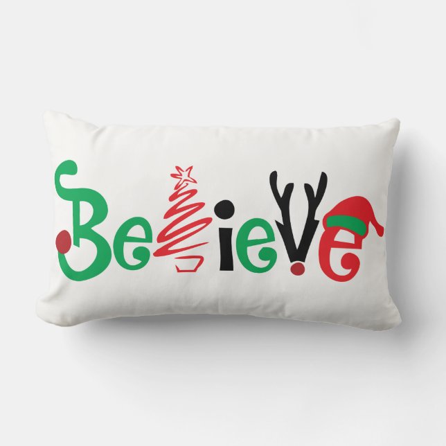 Cojín decorativo poliéster, almohada lumbar de 13" (Anverso)