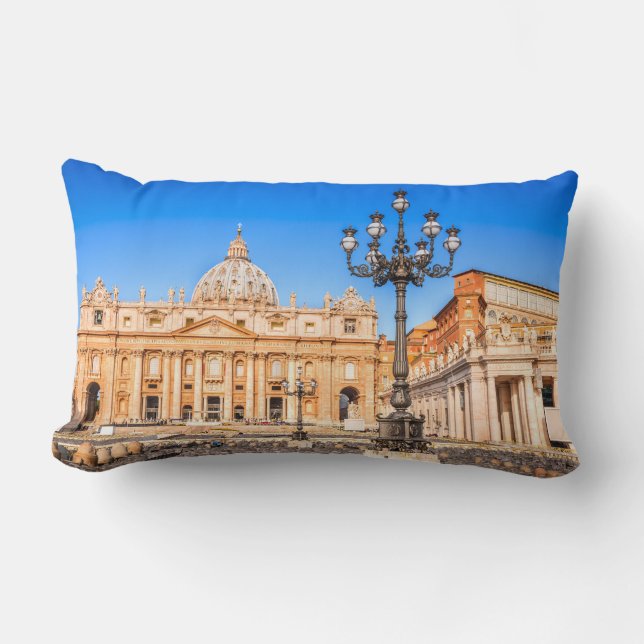Cojín decorativo poliéster, Lumbar Pillow Vaticano (Anverso)