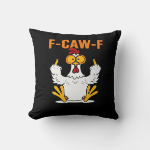 Cojín Decorativo Pollito Dedos F-Caw-F Divertidos