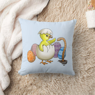 Cojín Decorativo Pollo de Pascua recién nacido