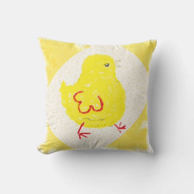 Cojín Decorativo Pollo de pollo (Anverso)