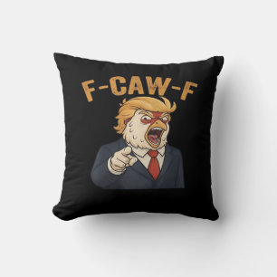 Cojín Decorativo Pollo F-Caw-F Anti Clásico Gráfico Vintage