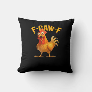 Cojín Decorativo Pollo F-Caw-F divertido F-Caw-F Clásico Genial