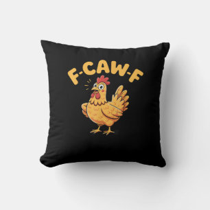 Cojín Decorativo Pollo F-Caw-F Pollo F-Caw-F Estilo Vintage
