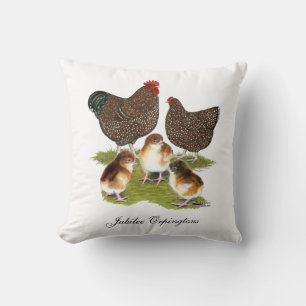 Cojín Decorativo Pollo Familiar Orpington Jubileo