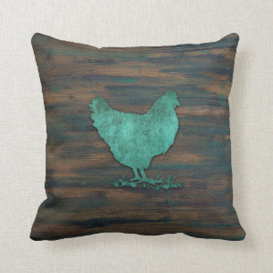 Cojín Decorativo Pollo rústico (trullo)