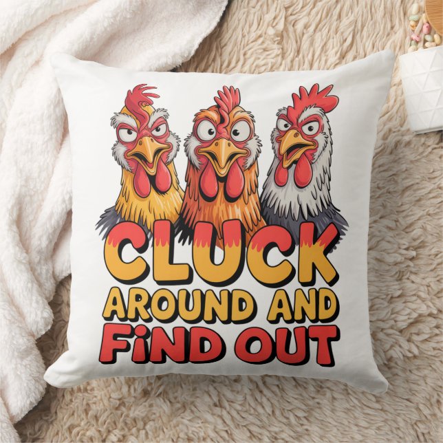 Cojín Decorativo Pollos Cluck Around (Manta)