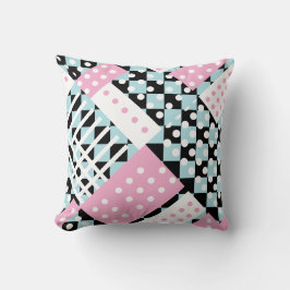 Cojín Decorativo Polvo azul y rosa