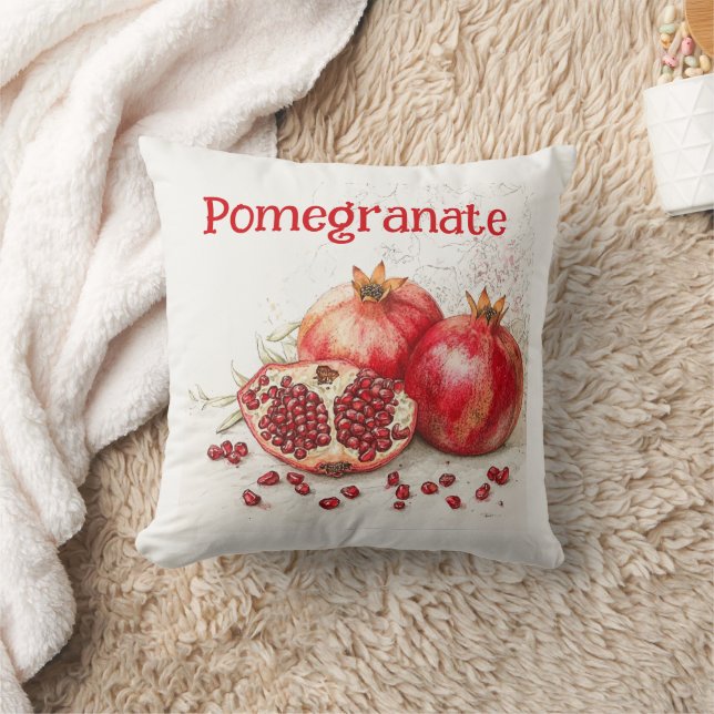 Cojín Decorativo Pomegranate Throw Pillow (Manta)
