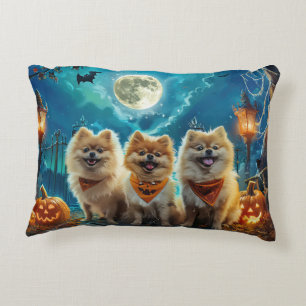 Cojín Decorativo Pomerania Halloween Espeluznante