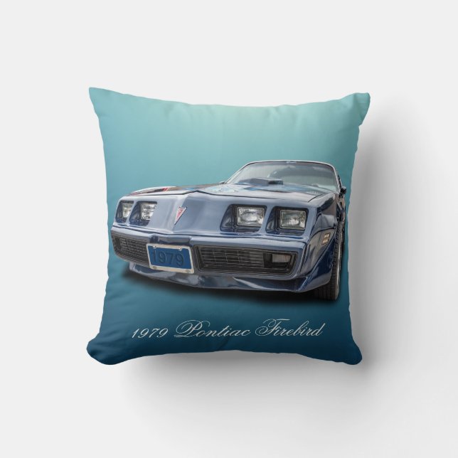 COJÍN DECORATIVO PONTIAC FIREBIRD 1979 (Anverso)