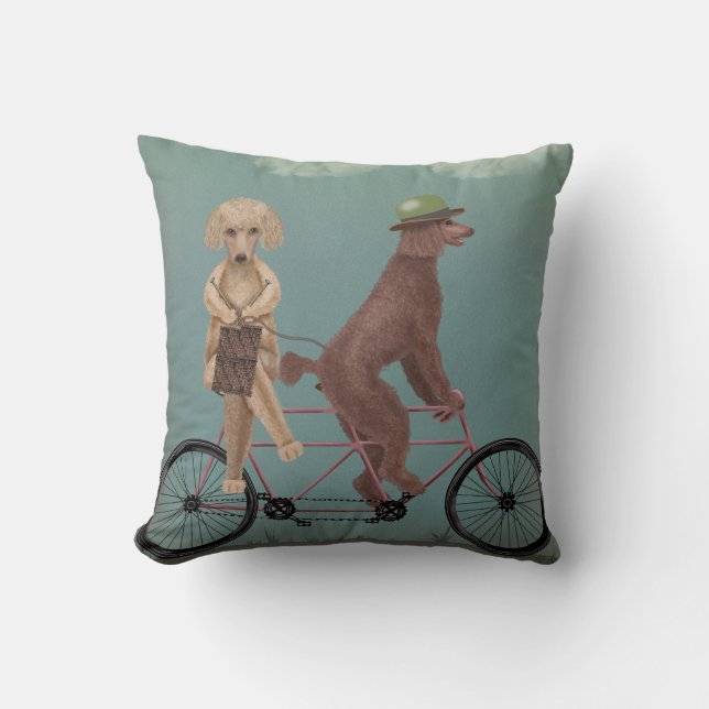 Cojín Decorativo Poodle Tandem (Anverso)