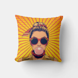 Cojín Decorativo Pop Art Colorido Arte Moderna Vibrante