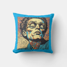 Cojín Decorativo Pop Art Comic Book Character Psychedelic Pillow
